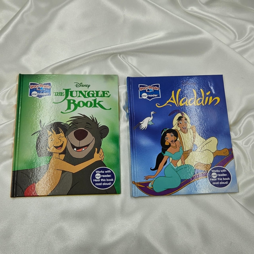 Disney The Jungle Book and Aladdin Storybooks
